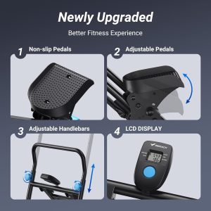 Stair Stepper with Handlebar, LED Display, 300LBS Capacity, Climber Exercise Machine for Workouts, Home Fitness Equipment for Women&Men - Image 12