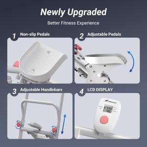 Stair Stepper with Handlebar, LED Display, 300LBS Capacity, Climber Exercise Machine for Workouts, Home Fitness Equipment for Women&Men - Image 6